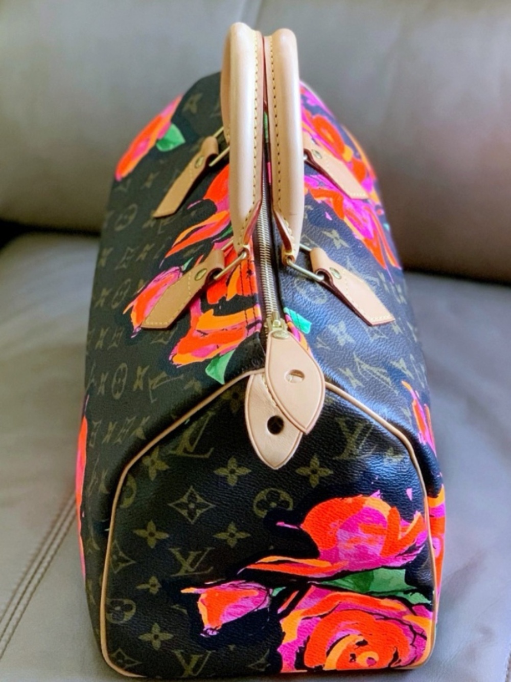 LOUIS VUITTON Stephen Sprouse Roses Speedy 30 Monogram Classic Bag - Picture 5 of 15